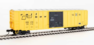 Walthers Mainline HO 910-1865 50' ACF Exterior Post Box Car, Railbox #30116 Walthers Mainline HO 910-1865 50' ACF Exterior Post Box Car, Railbox #30116