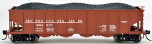 Bowser HO 42073 70 Ton H21 4-Bay Clamshell Hopper, Pennsylvania Lines w/ Early Lettering, #904856 Bowser HO 42073 70 Ton H21 4-Bay Clamshell Hopper, Pennsylvania Lines w/ Early Lettering, #904856