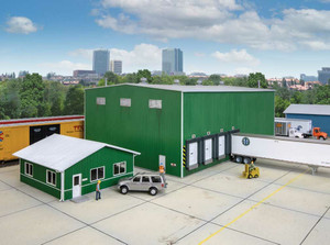 Walthers Cornerstone HO 933-4080 Steel Warehouse Kit Walthers Cornerstone HO 933-4080 Steel Warehouse Kit