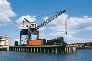 Walthers Cornerstone HO 933-3067 Pier & Traveling Crane Walthers Cornerstone HO 933-3067 Pier & Traveling Crane