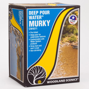 Woodland Scenics CW4511 Deep Pour Water, Murky Woodland Scenics CW4511 Deep Pour Water, Murky
