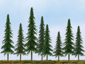 JTT 92027 Spruce Trees, 4" - 6" tall (24) JTT 92027 Spruce Trees, 4" - 6" tall (24)