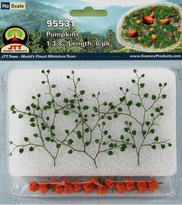 JTT 95531 HO Pumpkins, 1-3/8" Length (6) JTT 95531 HO Pumpkins, 1-3/8" Length (6)