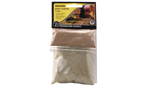 Woodland Scenics C1289 Gravel, Course Buff Woodland Scenics C1289 Gravel, Course Buff
