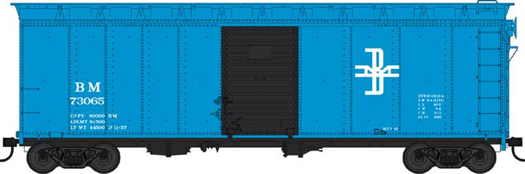 Bowser HO 42836 40' Box Car, Boston & Maine, #73159