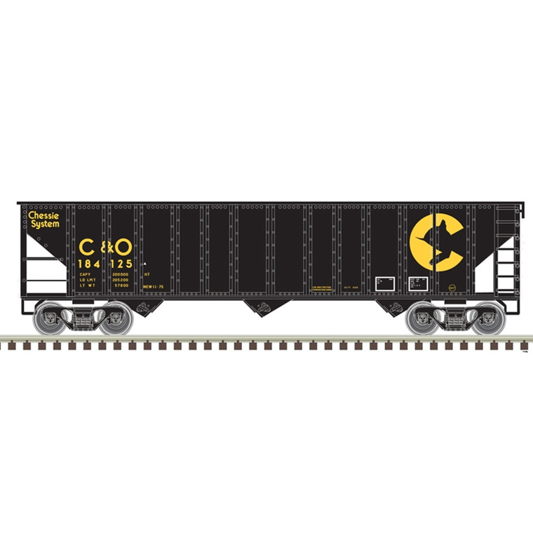Atlas Trainman N 50005862 90 Ton Hopper, Chessie System (C&O), #183639