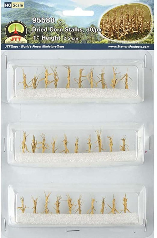 JTT HO 95588 Dried Corn Stalks 1" (30)