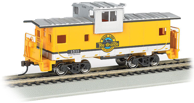 Bachmann HO 17706 36' Wide Vision Caboose, Rio Grande, #1511