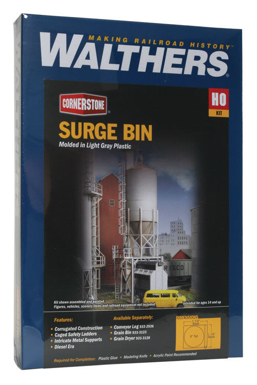 933-2935  -  Surge Bin Grain Kit - HO Scale