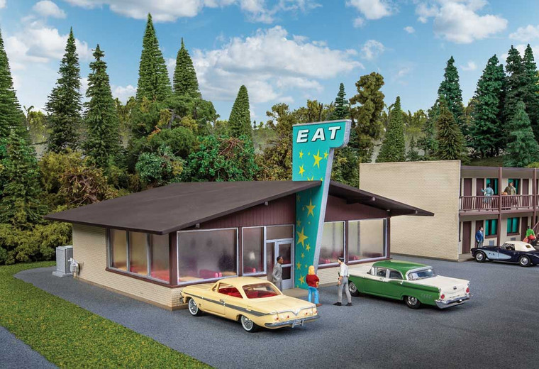 Walthers Cornerstone HO 933-3489 Vintage Motor Restaurant Kit