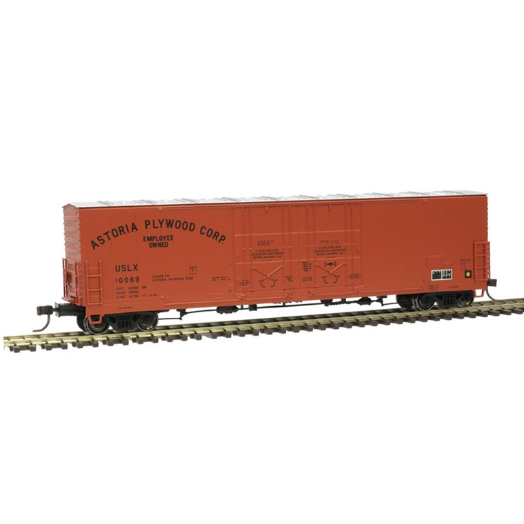 Atlas Master 20006773 HO Evans 53' Double Plug Door Box Car, Astoria Plywood, #10054