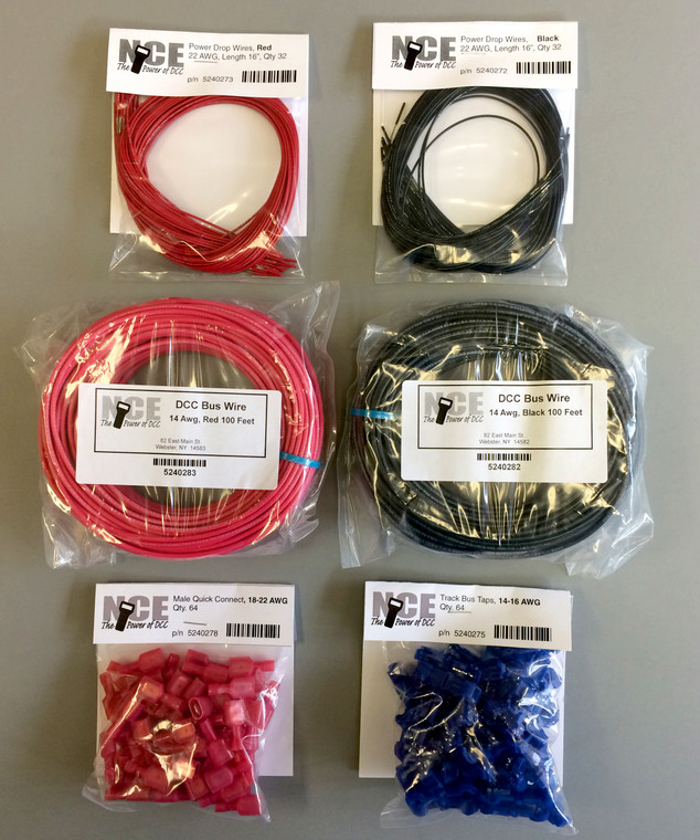 NCE 5240269 Layout DCC Bus Wiring Kit, 100 Foot