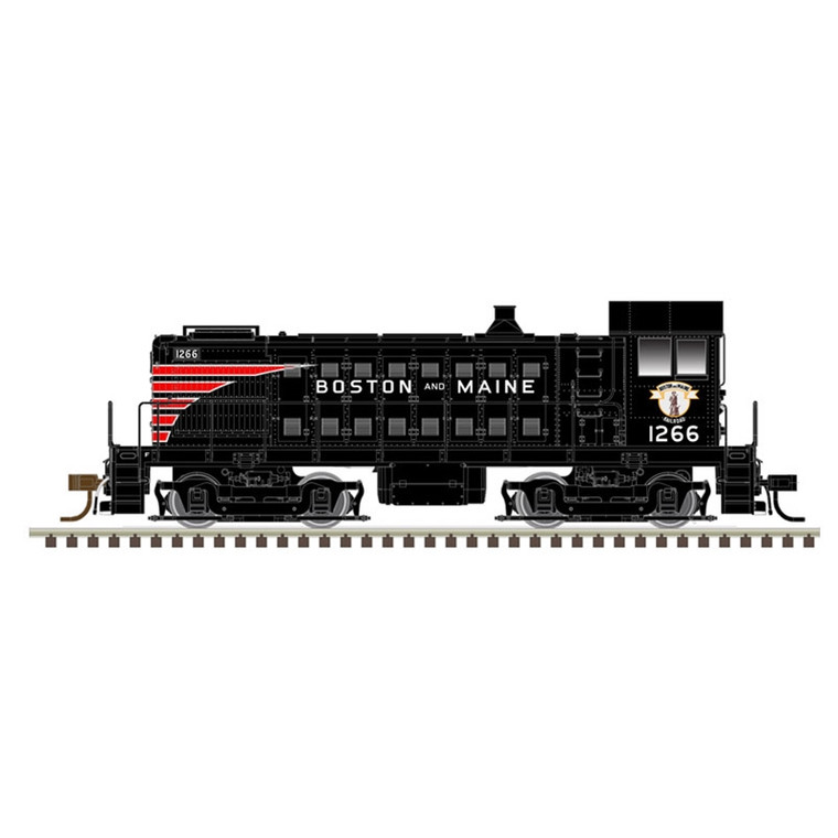 Atlas Master Line HO 10003826 Silver Series Alco S-4 Diesel Locomotive, Boston & Maine #1266