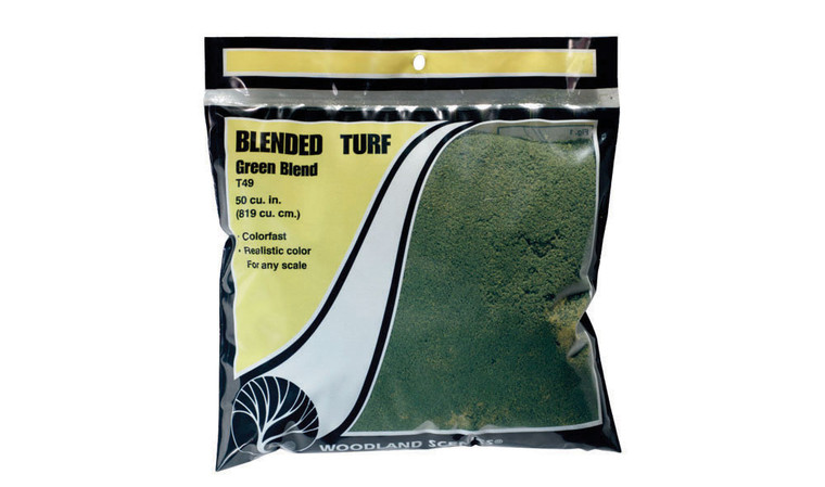 Woodland Scenics T49 Blended Turf, Green Blend