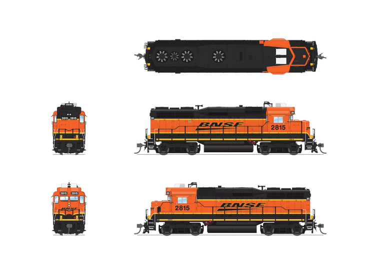 Broadway Limited Imports HO 7563 EMD GP30, BNSF #2820