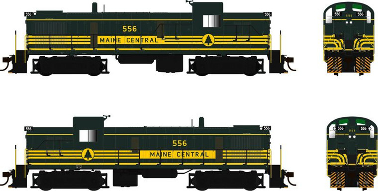 Bowser HO 25209 Alco RS-3, Maine Central (as delivered) #556 w/ DCC & Sound