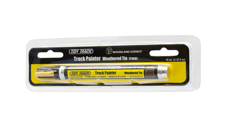 Woodland Scenics HO TT4582 Track Painter Pen, Weathered Tie