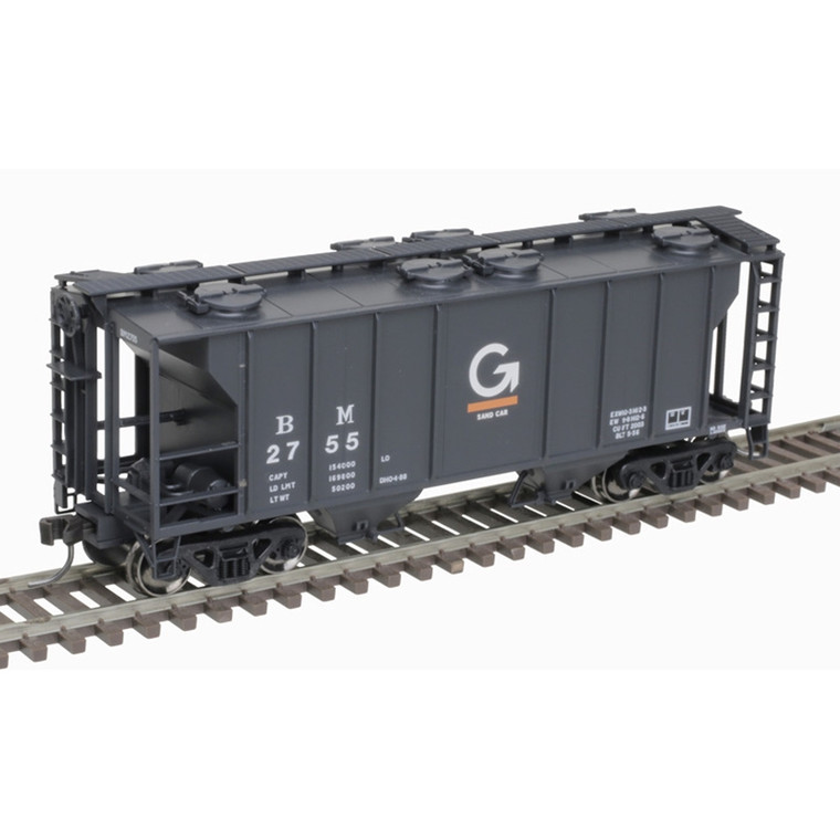 Atlas Trainman HO 20006549 TM PS-2 Covered Hopper, Guilford #2755