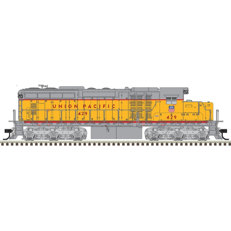 Atlas Master Silver HO 10003719 EMD SD-24 Low Nose, Union Pacific (Early Shield) #429 (Yellow/Red/Gray)