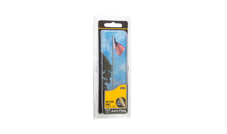 Woodland Scenics JP5951 Medium US Flag - Pole