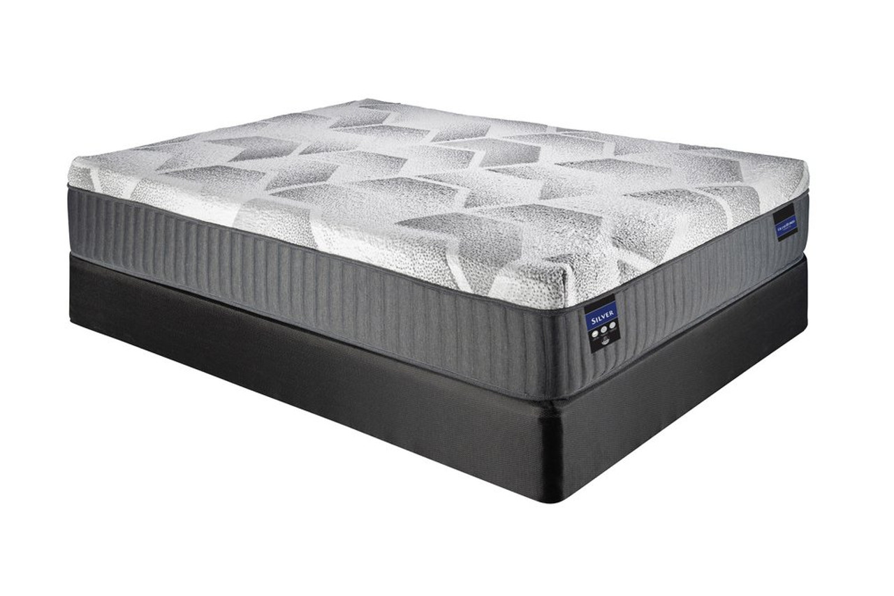 The Grand Hybrid Silver Plush Twin Mattress is on sale at Everton