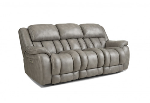Drifter Double Reclining Zero Gravity Power Sofa in Grey