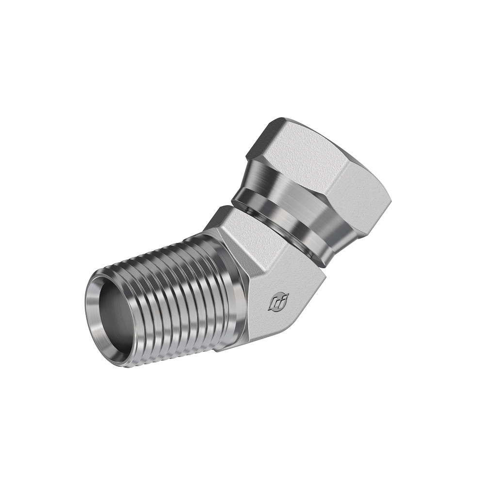 1503-08-06-FG | Male Swivel Elbow | Brennan