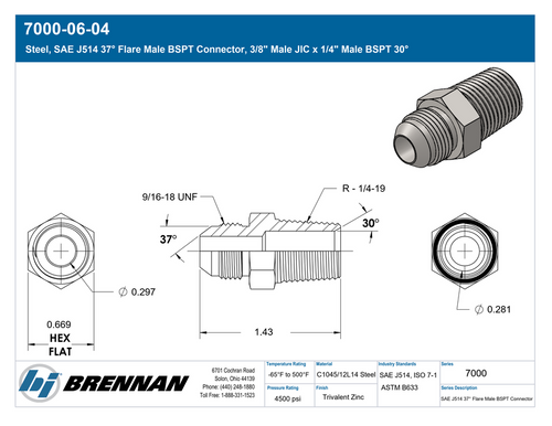 7000-06-04 | Connector | Brennan