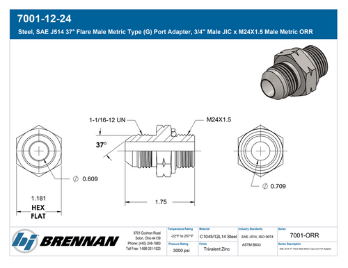 7001-12-24 | Adapter | Brennan