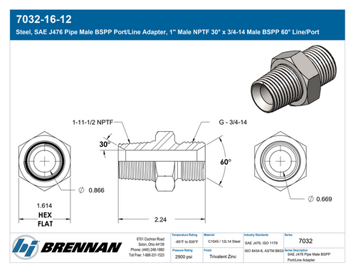 7032-16-12 - Brennan Industries