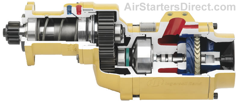 Ingersoll Rand ST1000 Air Starter Cutaway