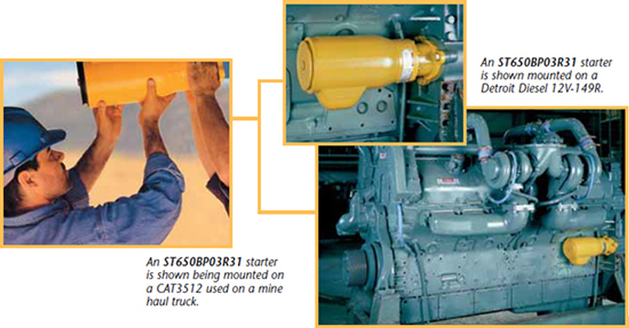 ST650BP03L91 Turbine Air Starter by Ingersoll Rand