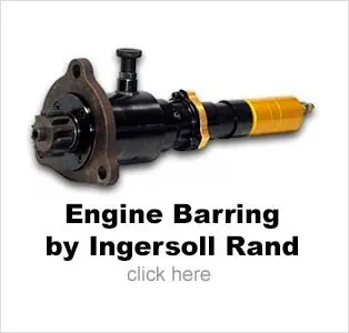 Engine barring motors by Ingersoll Rand