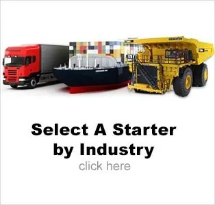 Select an air starter by industry