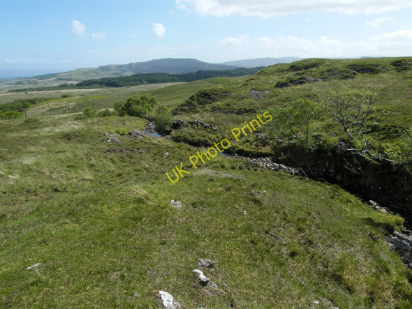 Photo 6"x4" Looking down the route of the Allt a' Chonnaidh Craignure c2010