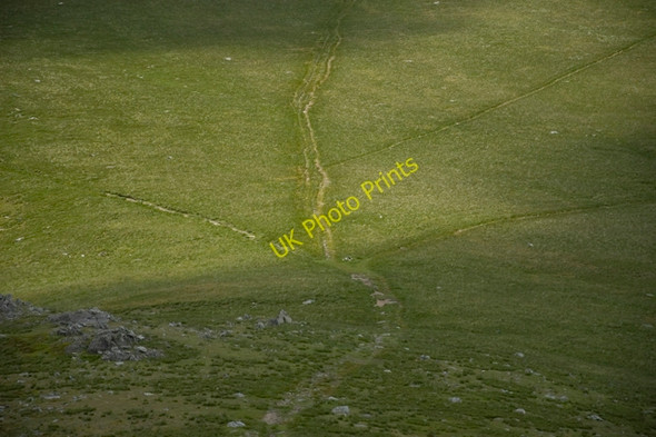 Photo 6"x4" Tracks across Fairfield Cockley Beck\/NY2401 c2010