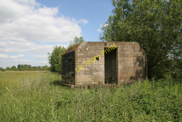 Photo 6"x4" Back of the pillbox Newbridge\/SP4001 c2010