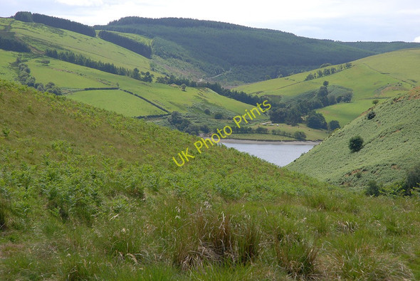 Photo 6"x4" View towards Llyn Clywedog Braichyfedw c2010