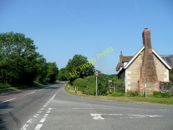 Photo 6"x4" Two Mile Lane and the A40 Calcott's Green c2010