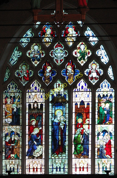 Photo 6"x4" St Mary's church in Docking - east window Docking c2010