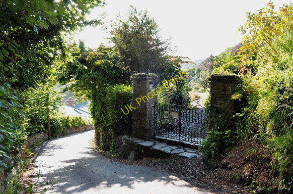 Photo 6"x4" Approaching Lee from Higher Warcombe Higher Warcombe c2010