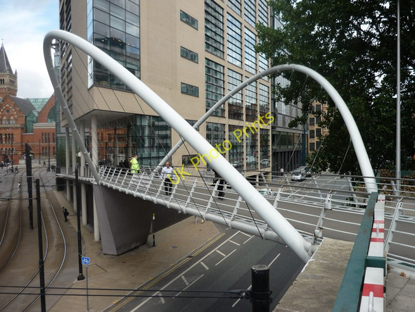 Photo 6"x4" Footbridge, Piccadilly Station, Manchester Manchester c2010