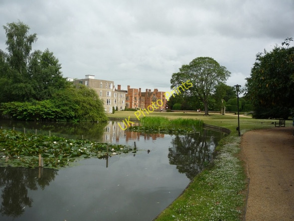 Photo 6"x4" Heslington Hall across the lake Heslington c2010