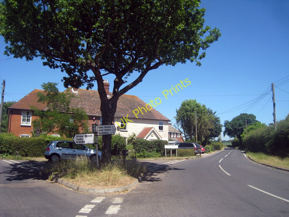 Photo 6"x4" Hardres Court Road Bossingham c2010