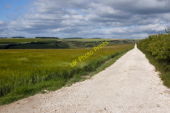Photo 6"x4" Warrens Farm Track, near Thixendale Thixendale c2010