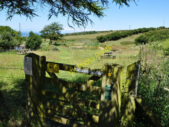 Photo 6"x4" A gate onto the footpath which leads from Lower Campscott to Lee Ilfracombe c2010
