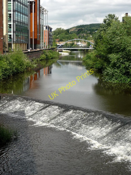 Photo 6"x4" Weir, River Don, Sheffield Sheffield\/SK3587 c2010