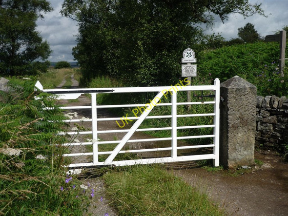 Photo 6"x4" Gate and signposts, Longshaw Estate, Derbyshire Nether Padley c2010
