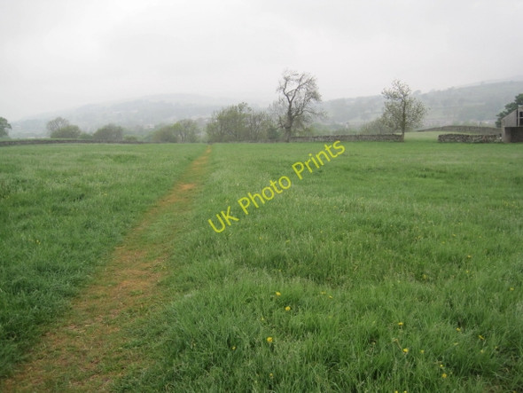 Photo 6"x4" Footpath towards River Tees and Middleton in Teesdale Laithkirk c2010