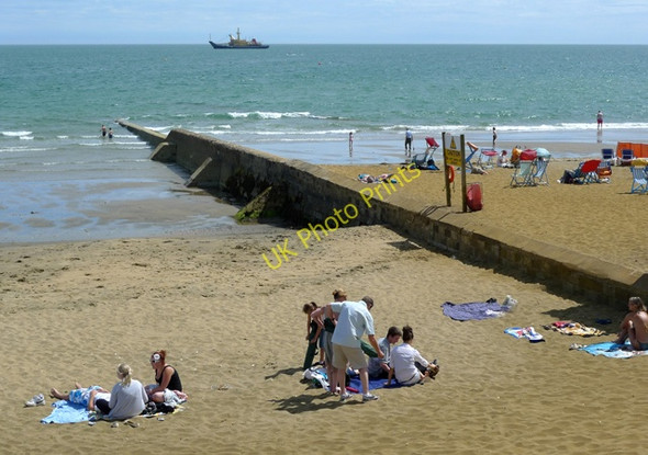 Photo 6"x4" Sandown Beach (2) Sandown c2010